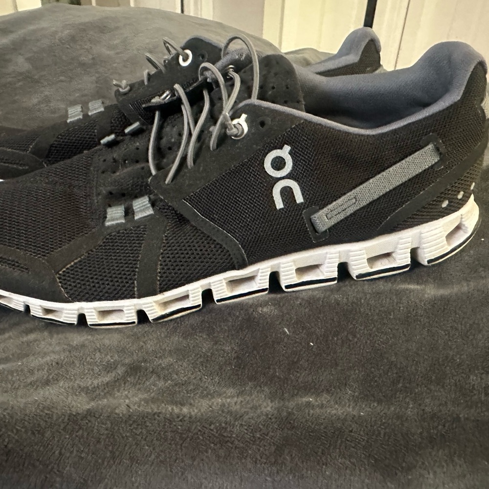 On Running Men’s Athletic Sneakers - Black & White